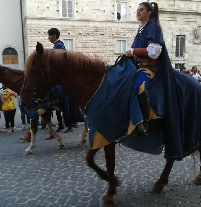 damigella a cavallo bs