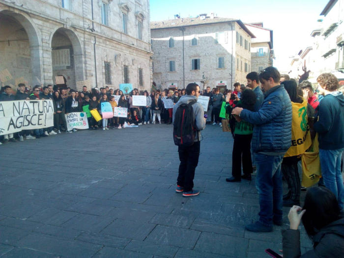 sciopero manifestante